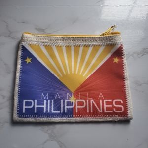 Manila Philippines Sun Graphic Zip Pouch Makeup